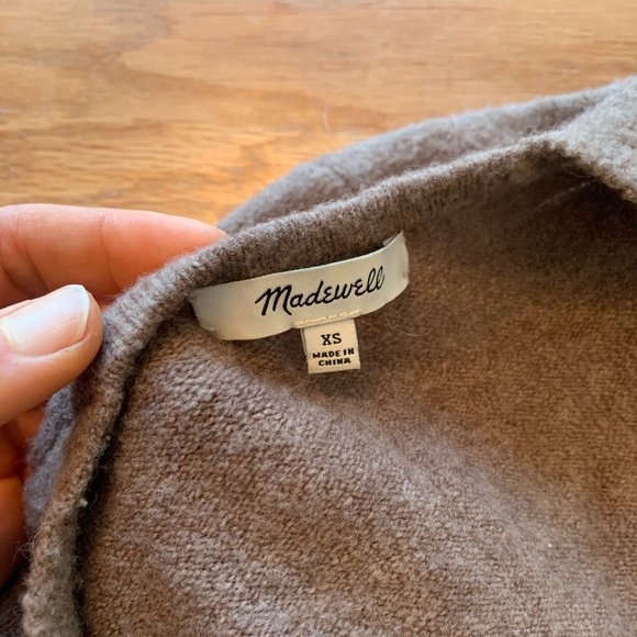 Madewell Ryder Open Front Cardigan Oversized - Picture 3 of 4